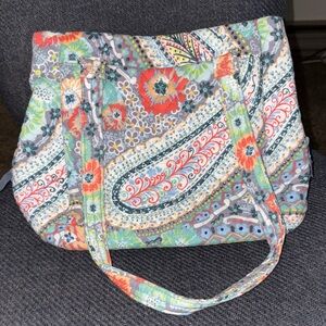 Floral Paisley Tote Bag
